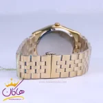 ساعت مچی مردانه سولیدا بند استیل طلایی صفحه سفید 2140