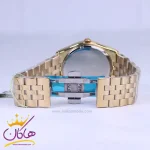 ساعت سولیدا مچی مردانه بند استیل طلایی صفحه سفید 2140