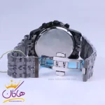 ساعت عقربه ای مردانه بند استیل تمام مشکی سولیدا 2143