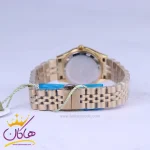 ساعت عقربه ای زنانه سولیدا بند استیل طلایی صفحه سفید 2136