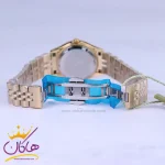 ساعت مچی زنانه سولیدا بند استیل طلایی صفحه سفید 2136