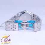 ساعت سولیدا مچی زنانه بند استیل نقره ای صفحه سبز 2140