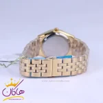 ساعت مچی زنانه سولیدا بند استیل طلایی صفحه سفید 2140