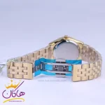 ساعت سولیدا مچی زنانه بند استیل طلایی صفحه سفید 2140