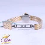 ساعت عقربه ای زنانه سولیدا فلزی طلایی صفحه سفید S2127/7