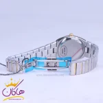 ساعت عقربه ای سولیدا زنانه استیل نقره ای طلایی صفحه سبز S4137/6