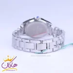 ساعت عقربه ای زنانه سولیدا بند استیل نقره ای صفحه سبز S4141/2