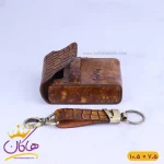 ست فندک و کیف سیگار چرم و جاکلیدی 8828/3