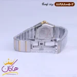 قفل ساعت امگا زنانه فلزی نقره ای طلایی 88988005/2