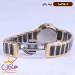 قفل ساعت رادو زنانه سرامیکی مشکی طلایی 8035/2
