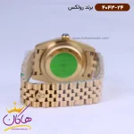 بند ساعت رولکس مردانه فلزی دیت جاست طلایی 4043/24