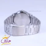 ساعت مچی مردانه کاسیو فلزی نقره ای صفحه سفید MTP-V002D-7BUDF