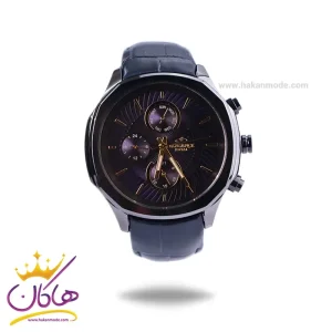 ساعت مچی عقربه ای الگانس مردانه بند چرم مشکی ER2127/7