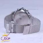 ساعت مردانه فلزی جی جی پولو بند حصیری نقره ای JPC.B01536M/2