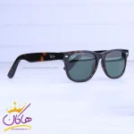 شیشه عینک آفتابی ری بن قهوه ای شیشه سبز RB2132