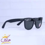 شیشه عینک آفتابی ری بن مشکی پلاریزه RB2140