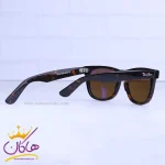 دسته عینک آفتابی ری بن پلنگی پلاریزه RB2140