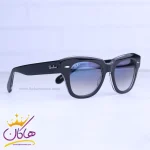 شیشه عینک آفتابی ری بن مشکی استیت RB2186