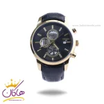 ساعت مچی سیکو مردانه بند چرم قاب طلایی کرنوگراف G9232/1