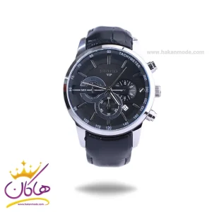 ساعت مچی سیکو مردانه بند چرم مشکی کرنوگراف G9233/3