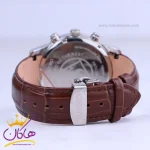 نمای بسته ساعت مچی سیکو مردانه بند چرم قهوه ای کرنوگراف G9233/5