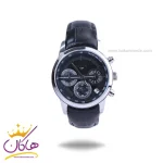 ساعت مچی سیکو زنانه بند چرم قاب نقره ای کرنوگراف L9233/4