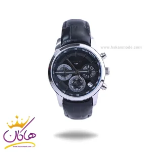ساعت مچی سیکو زنانه بند چرم قاب نقره ای کرنوگراف L9233/4
