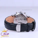 بند ساعت مچی سیکو زنانه بند چرم قاب نقره ای کرنوگراف L9233/4