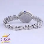 بند ساعت مچی الکسا زنانه فلزی نقره ای تمام نگین 2001/2
