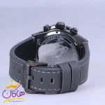 قفل ساعت مچی الکسا مردانه بند چرم طوسی کرنوگراف 3008/3