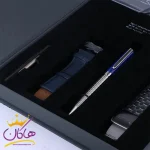 پک ساعت مچی مردانه کرست استیل صفحه آبی 9018/4