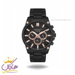 ساعت مچی جی جی پولو مردانه فلزی مشکی JPC.0723.13606/3
