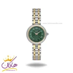 ساعت مچی جی جی پولو زنانه استیل نقره ای طلایی صفحه سبز JPC.T02444A/3
