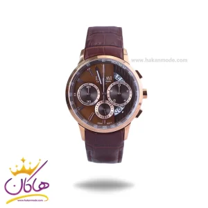 ساعت عقربه ای لاکسمی مردانه چرم کرنوگراف LA 8540/16G