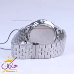 بند ساعت مچی سولیدا مردانه فلزی نقره ای صفحه سبز G2134/3