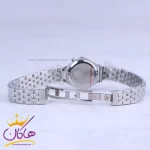 قفل ساعت مچی سولیدا زنانه فلزی نقره ای صفحه بنفش 5121/5