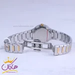 قفل ساعت مچی سولیدا زنانه فلزی نقره ای طلایی صفحه سبز 5122/9