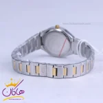 بند ساعت مچی سولیدا زنانه فلزی نقره ای طلایی صفحه سبز 5124/8
