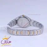 بند ساعت مچی سولیدا زنانه فلزی نقره ای طلایی صفحه آبی 5124/9