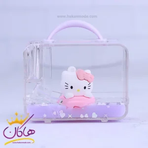 جاقلمی رومیزی طرح کیف بنفش