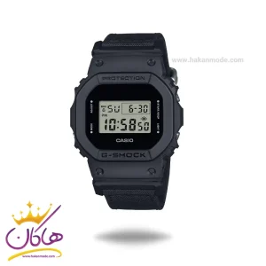 ساعت جی شاک کاسیو مردانه برزنت مشکی DW-5600BCE-1DR