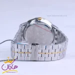 بند ساعت مچی سولیدا مردانه فلزی نقره ای طلایی G2134/7