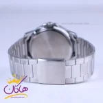 بند ساعت مچی کاسیو مردانه فلزی نقره ای صفحه مشکی mtp-vd01d-1evudf