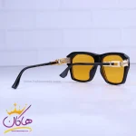 دسته عینک آفتابی دیتا گرند مردانه شیشه زرد DTS 417/2