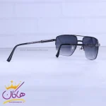 دسته عینک آفتابی مردانه گوچی نیم فریم دودی فلزی GG1351/3