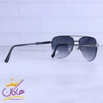 دسته عینک آفتابی گوچی مردانه نیم فریم دودی فلزی GG 1354/3