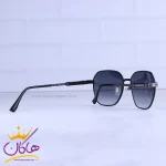 دسته عینک آفتابی مردانه گوچی فریم فلزی مشکی GG 1355/4
