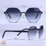 ابعاد عینک آفتابی زنانه آیس برلین مشکی مدل kudamm/1