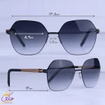 ابعاد عینک آفتابی آیس برلین زنانه فریم چندضلعی jacy c/2