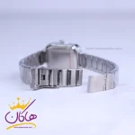 قفل ساعت نیوی فورس زنانه فلزی نقره ای صفحه طوسی 5050/1